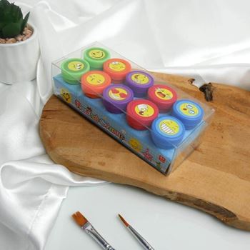 Obrázek Dětská razítka smajlíci - 10 ks