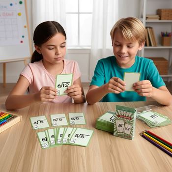 Obrázek z Sada matematických kartiček 36 ks  - dělení  