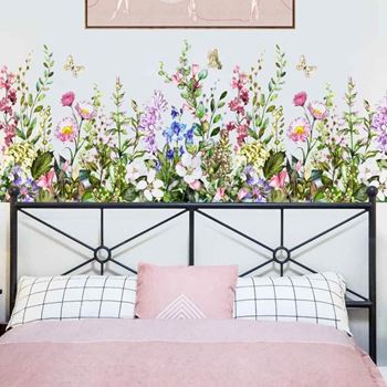 Obrázek z Samolepky na zeď - rozkvetlá louka 