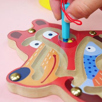 Obrázek Magnetické bludiště - medvěd