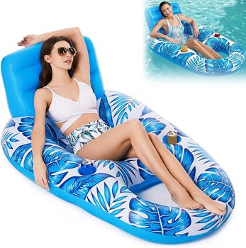 Obrázek Nafukovací křeslo do vody s držáky na nápoje