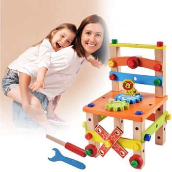 Obrázek Dřevěná vzdělávací židlička