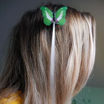 Obrázek z Svítící klip do vlasů - motýlek 