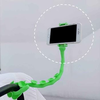 Obrázek z Držák telefonu - zelená chobotnice 