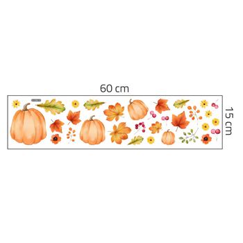 Obrázek Přilnavé samolepky na okno - podzimní nálada