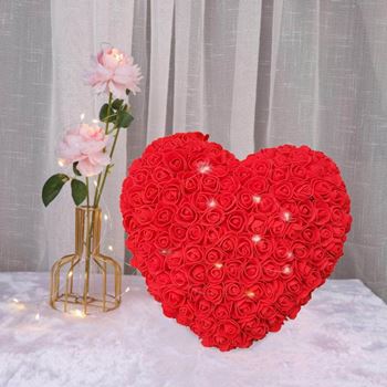 Obrázek z Věčné srdce z růží 26 cm 