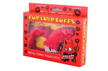 Obrázek Plyšová pouta - červená