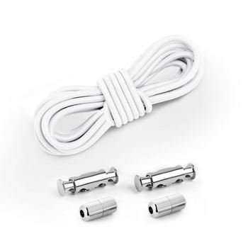 Obrázek z Rychlozavazovací tkaničky - bílé 