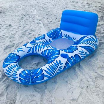 Obrázek z Nafukovací křeslo do vody s držáky na nápoje 