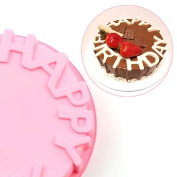 Obrázek z Silikonová forma na pečení - Happy birthday 