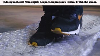 Obrázek z Fólie pro výrobu vzduchové výplně - polštářky - 12x20cm 