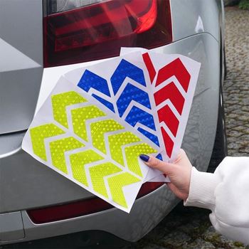 Obrázek z Samolepky na auto - šipky - žluté 