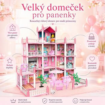 Obrázek z Domeček pro panenky s příslušenstvím 
