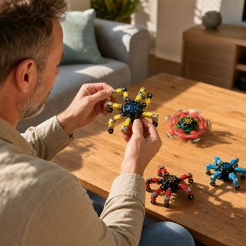 Obrázek z Fidget spinner robot/pavouk 2v1 