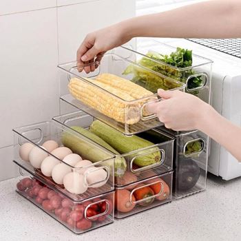 Obrázek z Kuchyňský organizér průhledný 25 cm 