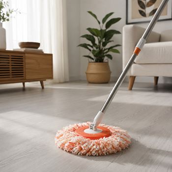 Obrázek z Prachový mop s otočnou hlavicí o 360° 
