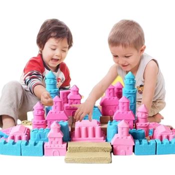 Obrázek Modelovací tekutý písek mega set 2000 g - plastový kyblík