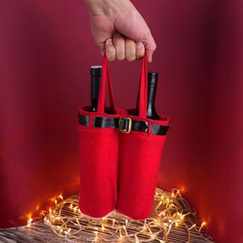 Obrázek z Vánoční taška na víno - Santa Claus 