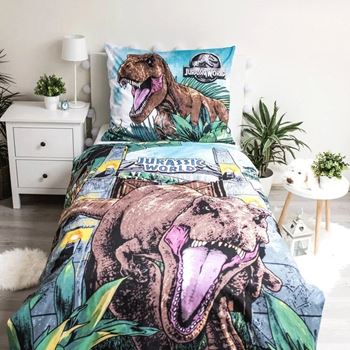 Obrázek z Povlečení Jurský svět - Roar - svítící efekt, 140x200, 70x90 cm 